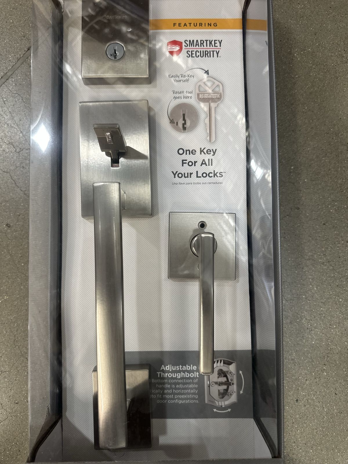 SmartKey handleset and deadbolt for a Sacramento install
